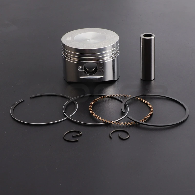 52.4mm Piston Ring 13mm Pin Set Kit for 110cc 125cc Motorcycle Dirt Bike ATV Quad Bike Air Cooled Horizontal Engine Accessories