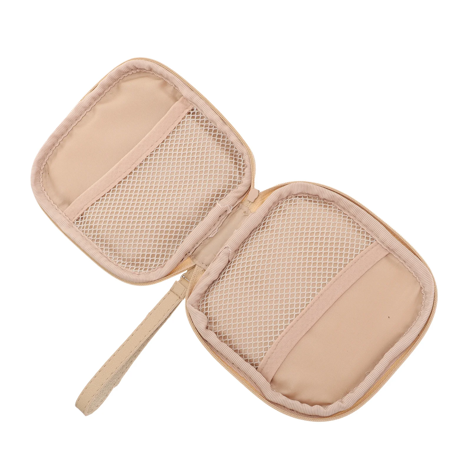 Digital Accessories Storage Pouch 2 Compartments Travel Case Electronic Organizer Bag Cable Storage Bag Power Adapter