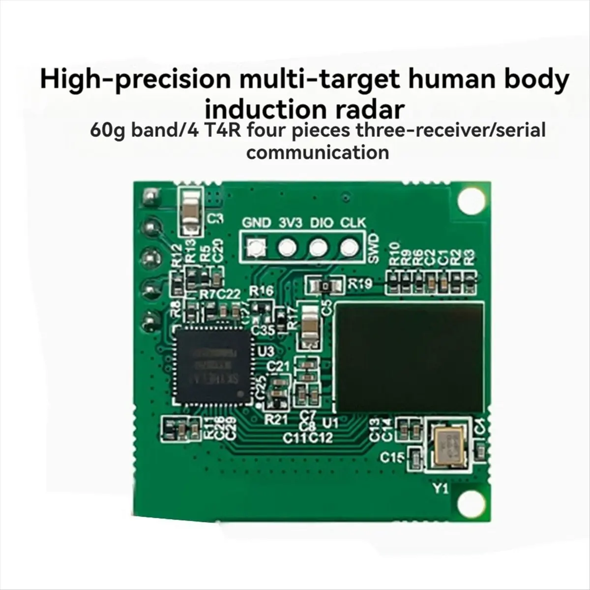 #(Upgraded)LD6001A 60GHz MmWave Radar Sensor Module 4T 4R Low Power Consumption Human Presence Sensor Module