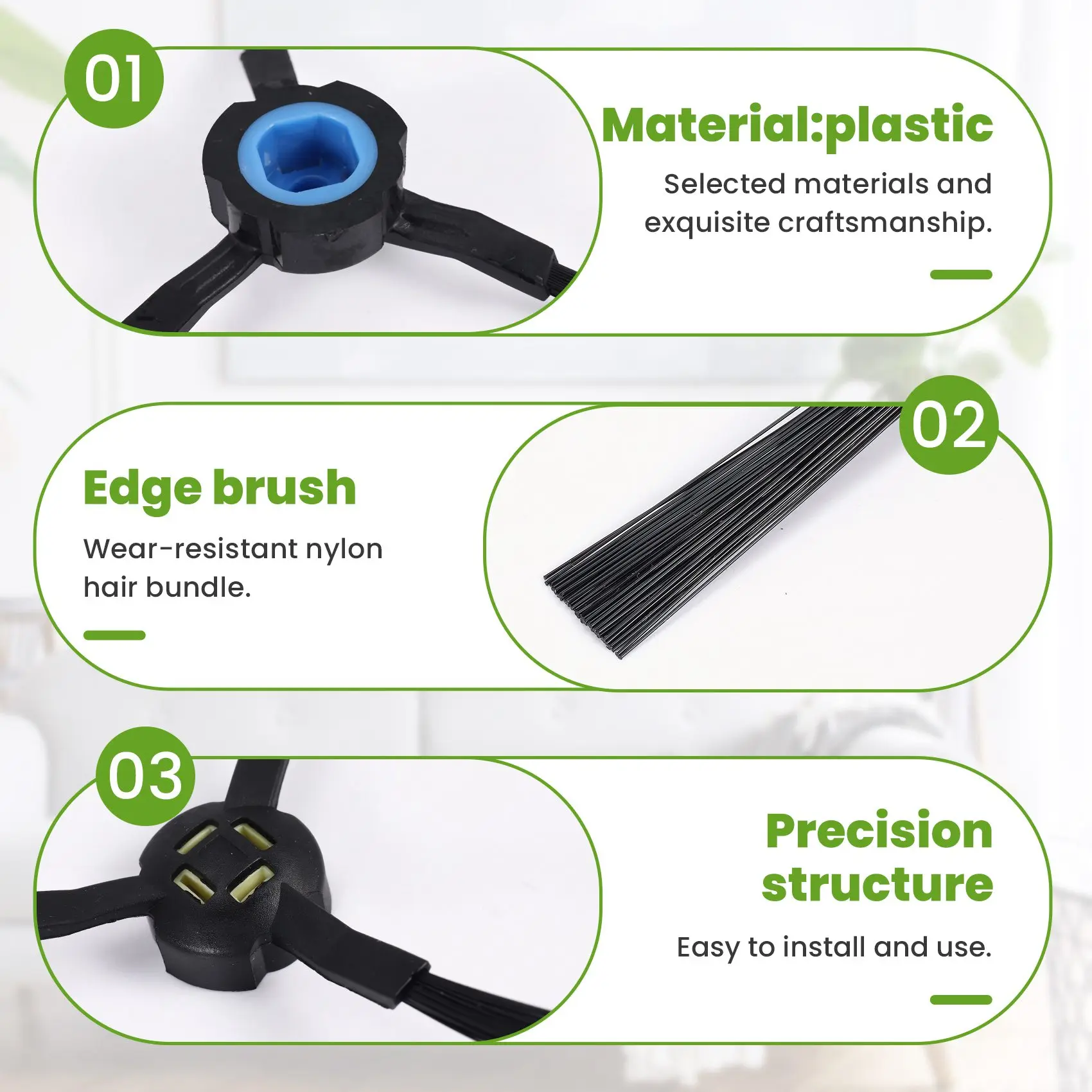 AB43-الفرشاة الجانبية الرئيسية فلتر Hepa لـ Silvercrest SSR1 SSRA1 لـ Ilife A9S A7 V8 V8S X750 X800 X785 V80 أجزاء مكنسة الروبوت