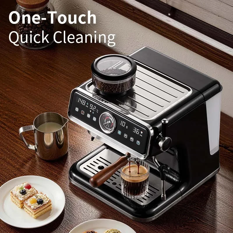 Cross-border multifunctional Italian grinding coffee machine 20Bar household high-pressure milk foam smart coffee machine