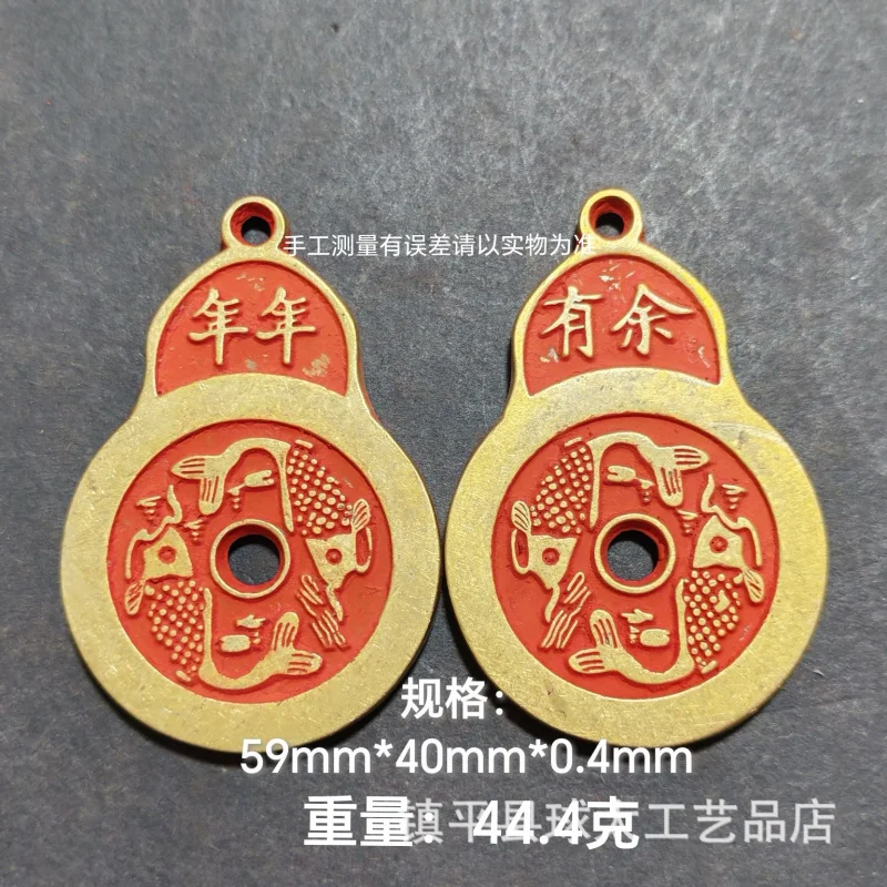 Crafts Mountain Ghost Special-Shaped Spending Ornaments Cinnabar Copper Coins