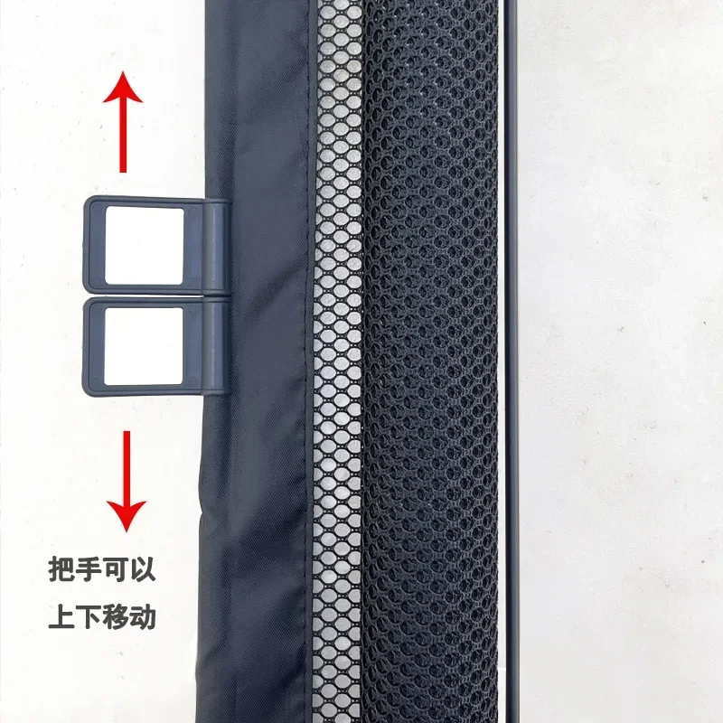 Automatic telescopic pet door fence indoor staircase aisle isolation net non-punching safety net fence