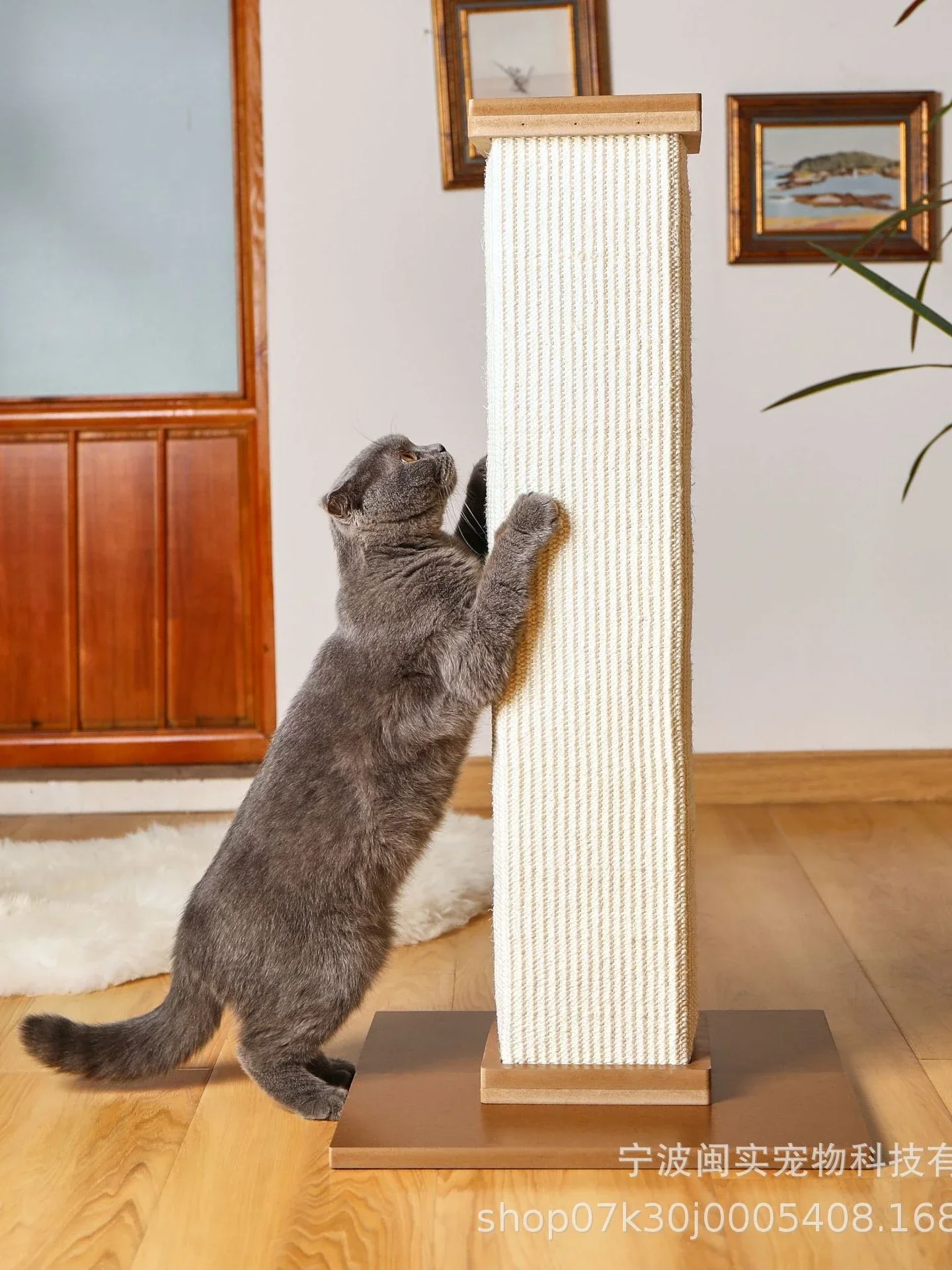 Roman column cat scratching board cat scratching column vertical wear-resistant non-chip integrated cat climbing frame