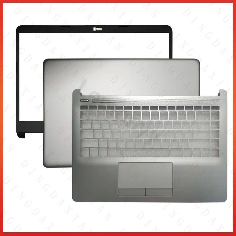 F+ NEW laptop LCD Back Cover/Front Bezel/palmrest /Hinges For HP 14-CF 14S-CF 14-DF 14S-DF 14-DK 14S-CR 240 245 246 G8 340 G5 G7