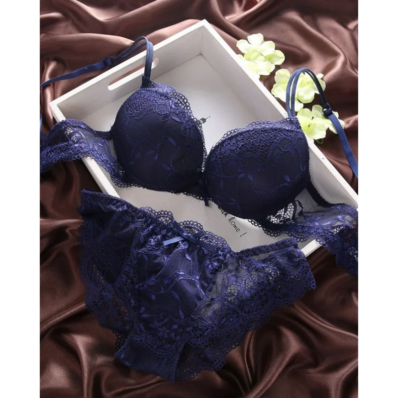 reggiseno sexy ricamato in pizzo commercio estero transfrontaliero set di biancheria intima da donna europea e americana
