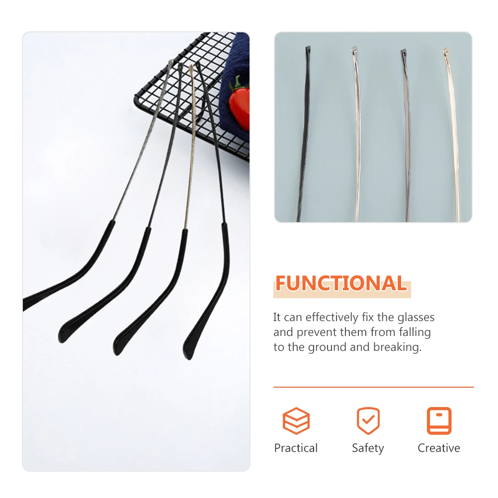 

Metal Temple Accessories Eyeglass Replacement Glasses Arm Legs for Sunglasses Repair Kit Eyeglasses