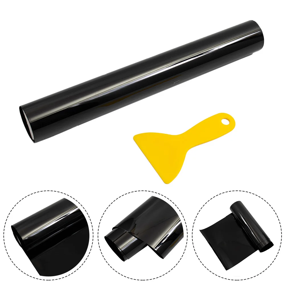 

Solar Film 5 % For Car Windscreen 140*25CM Tinted In Black Clear Solar Film Anti-UV Sun Shade Car Accessories Solar Protection