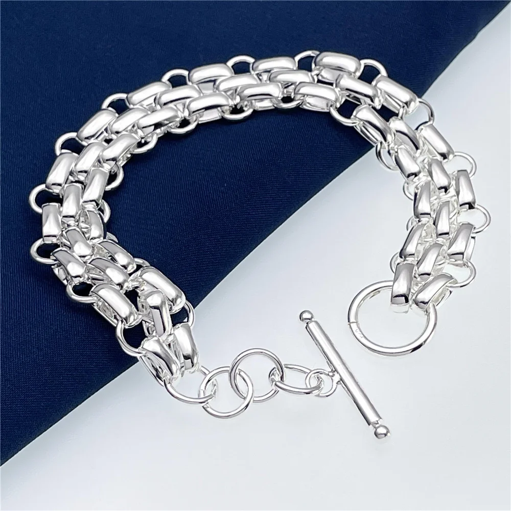 Andara925 sterling silver bracelet fashion TO ring bracelet women engagement jewelry gift