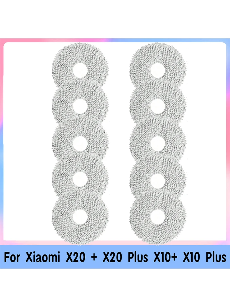 Chiffon de vadrouille pour aspirateur Robot Xiaomi X20 + / X20 Plus X10 + X10 Plus, pièces pour Dreame Bot L10s Pro L10s Ultra S10 / S10 Pro L20 Ult