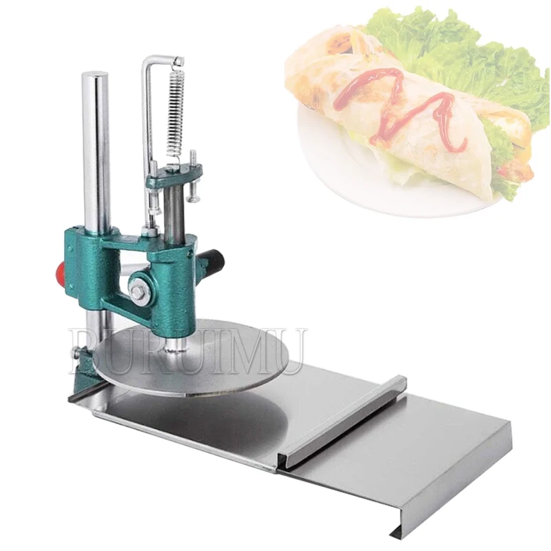 

Ручной пресс 30 см, машина для прессования теста для пиццы, машина для изготовления тортильи, машина для изготовления блинов, машина для прессования жареных утиных тортов