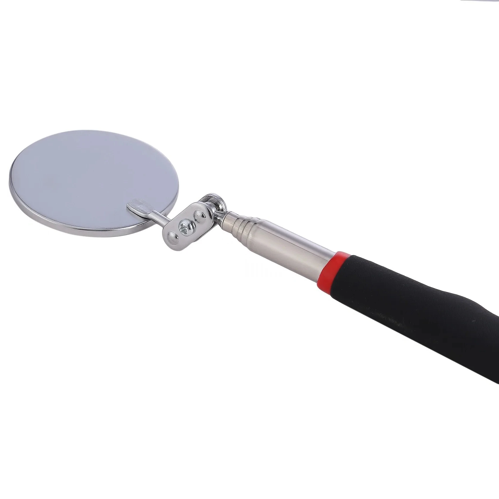 1Pcs Inspection Mirror 34" Extension 360° Rotation Extendable Telescopic Handle Retractable Lighted Tool on A Stick for Me