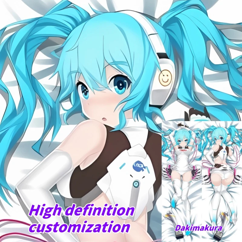 

Dakimakura Anime Pillow Case Miku Girl Double-sided Print Of Life-size Body Pillowcase Gifts Can be Customized