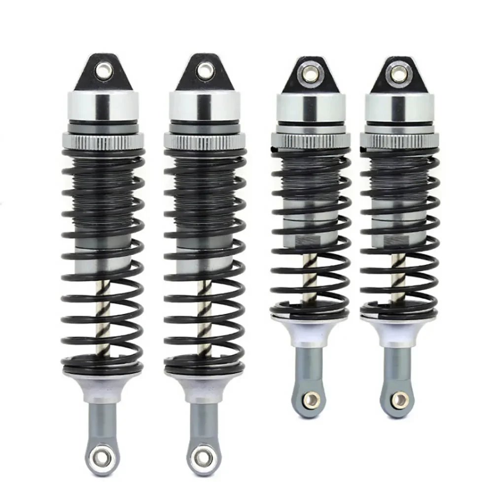 4pcs SLASH 4X4 Aluminium Alloy Front Rear Shock Absorber Full Metal Big Bore for Traxxas 1/10 Slash 4x4 Rustler 4x4 VXL