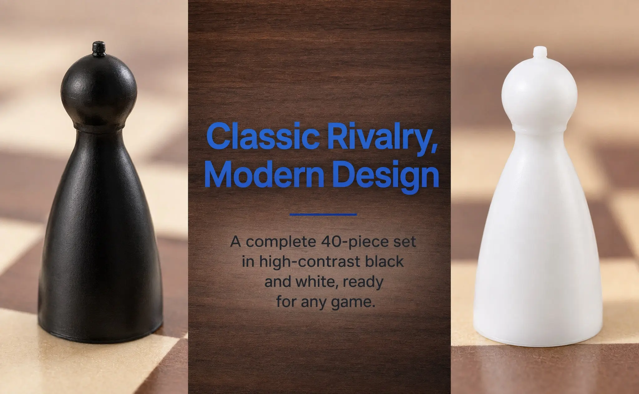 40Pcs Plastic Chess Pieces Human Shape Board Game Pawns for Checkers Replacement Set Comfortable Grip Educational Game Accessory