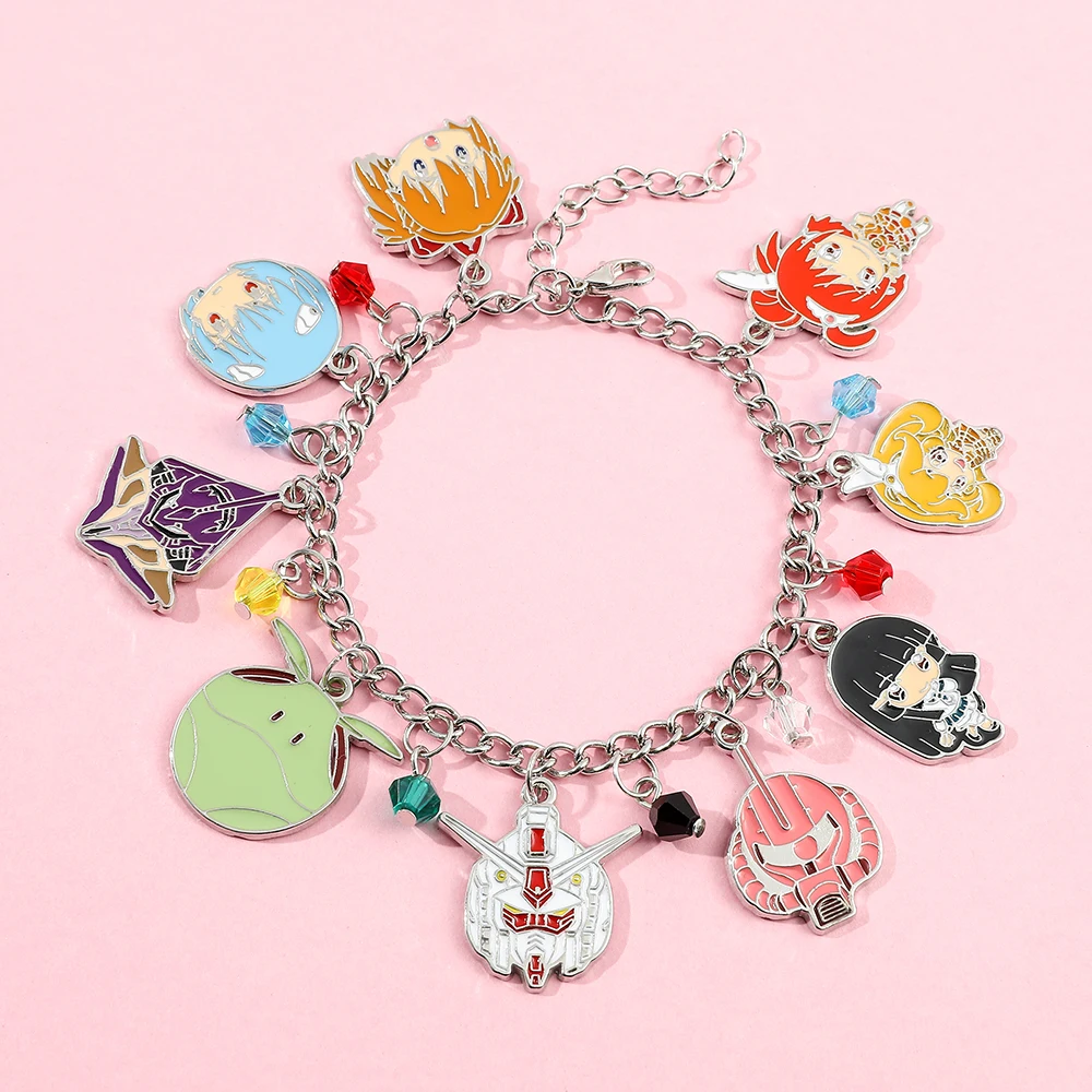 NEON GENESIS EVANGELION Charm Bracelets for Women Girl EVA Anime Fans Classic Collection