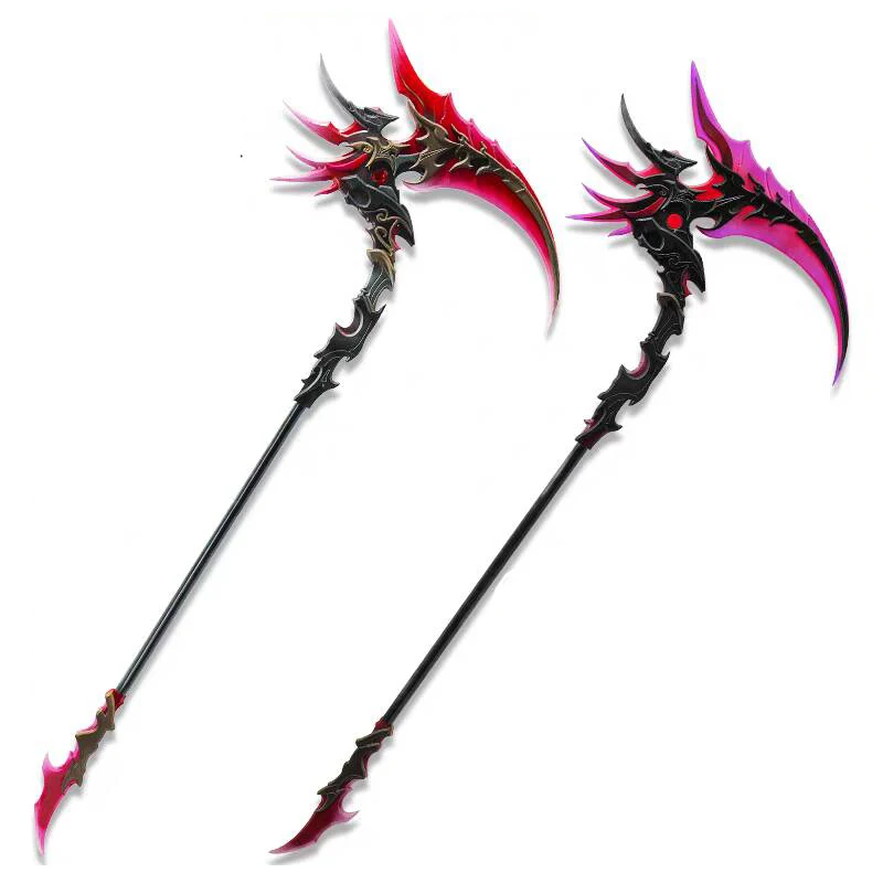 170cm ナラカ：ブレードポイント武器と小道具 タルカジ武器鎌 コスプレ小道具 光る デスクトップ装飾品 ホリデーギフト おもちゃ