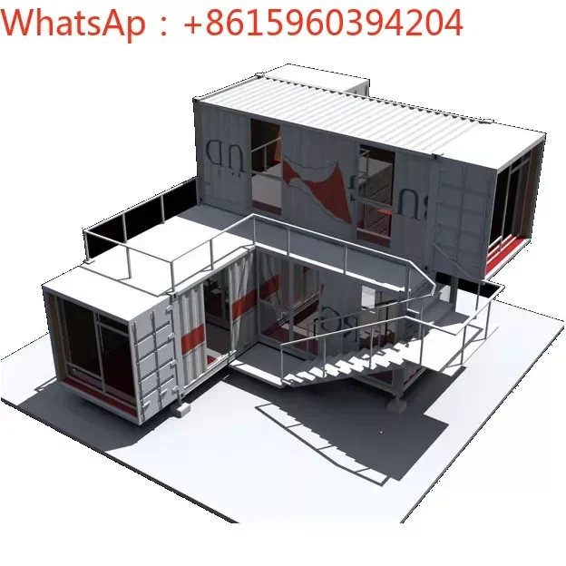 Assemblable residential container house outdoor villa sun room custom mobile house