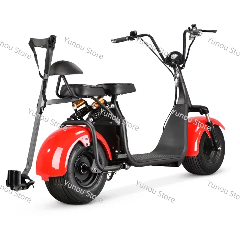 2000w Electric Golf Scooter 2 Seat Fat Tire Golf Carts Electric Motorcycle Ebike US Warehouse Golf Rack