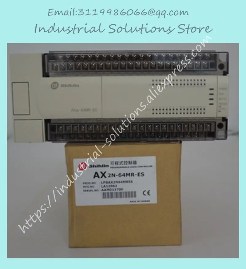 新しいPlc,AX2N-16MT-ES AX2N-32MT-ES AX2N-48MT-ES 64mt-es 80mt-es 128mt-es 48mr-es 128mr-es 16mr-es 64mr-es 80mr-es AX2N-32MR-ES