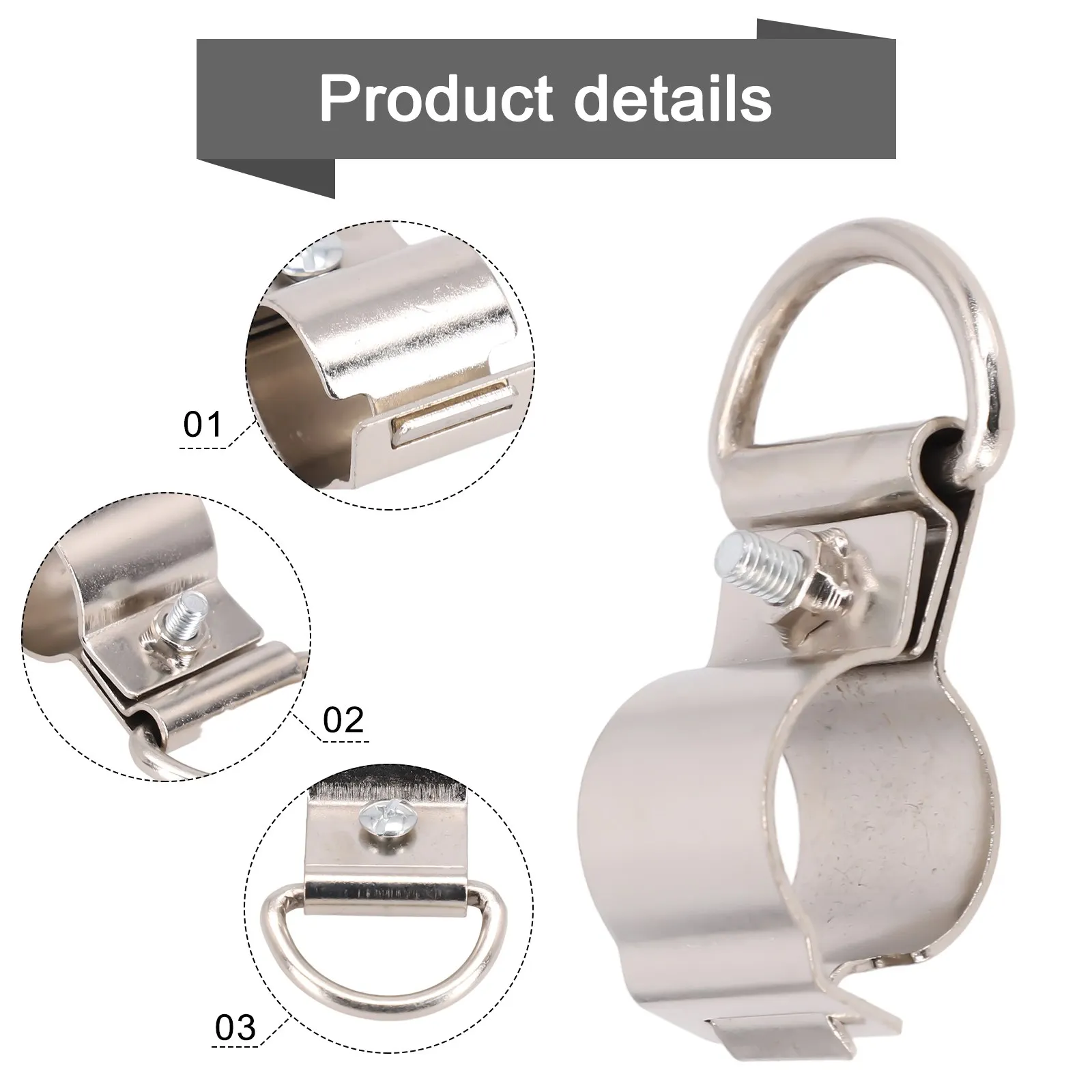 Trimmer Shaft Clamp Designed for For Ego 56V Provides Secure Connection for Comfortable Operation with Shoulder Strap
