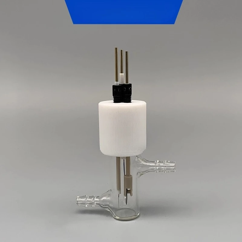 Electrolyte circulation micro-sealed electrolytic cell 10ml/ electrochemical three-electric system/small volume