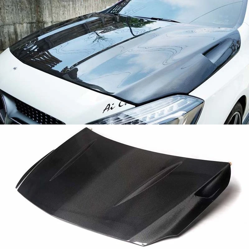 

For Mercedes A-Class W176 Revozport Carbon Fiber Cover, Hood
