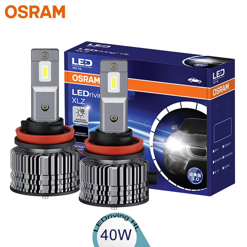 OSRAM J6211CW H16 H11 H8 XLZ CLASSIC 3.0 LED Original Car Headlight 40W Bright 6000K Cool White LED Canbus Upgarde Lamps,1 Pair