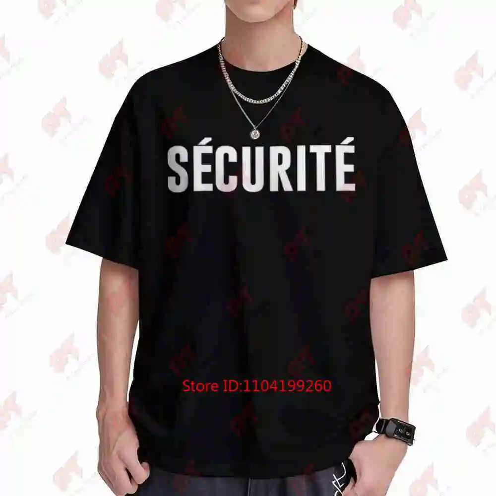 Security Agent Gardienigile Short Sleeve Tee 100% Cotton T-Shirt
