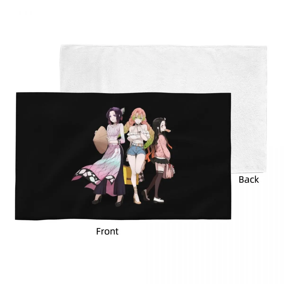 Custom Slayer Render Anime Gift Fan Demon Slayer Soft Face Towel Quick Dry Pool Bath Cotton Towels Breathable