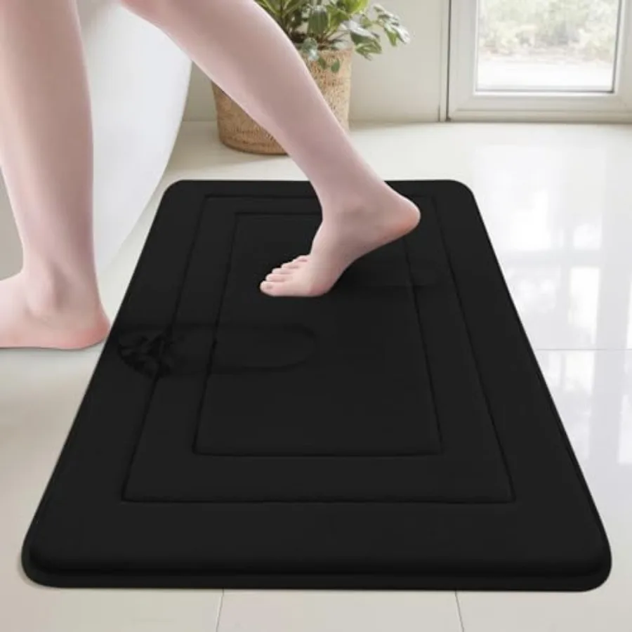 

Super Soft Memory Foam Bath Mat, Bathroom Rugs, Non Slip Bath Mats for Bathroom Floor, Machine Washable Rugs for Shower and Tub