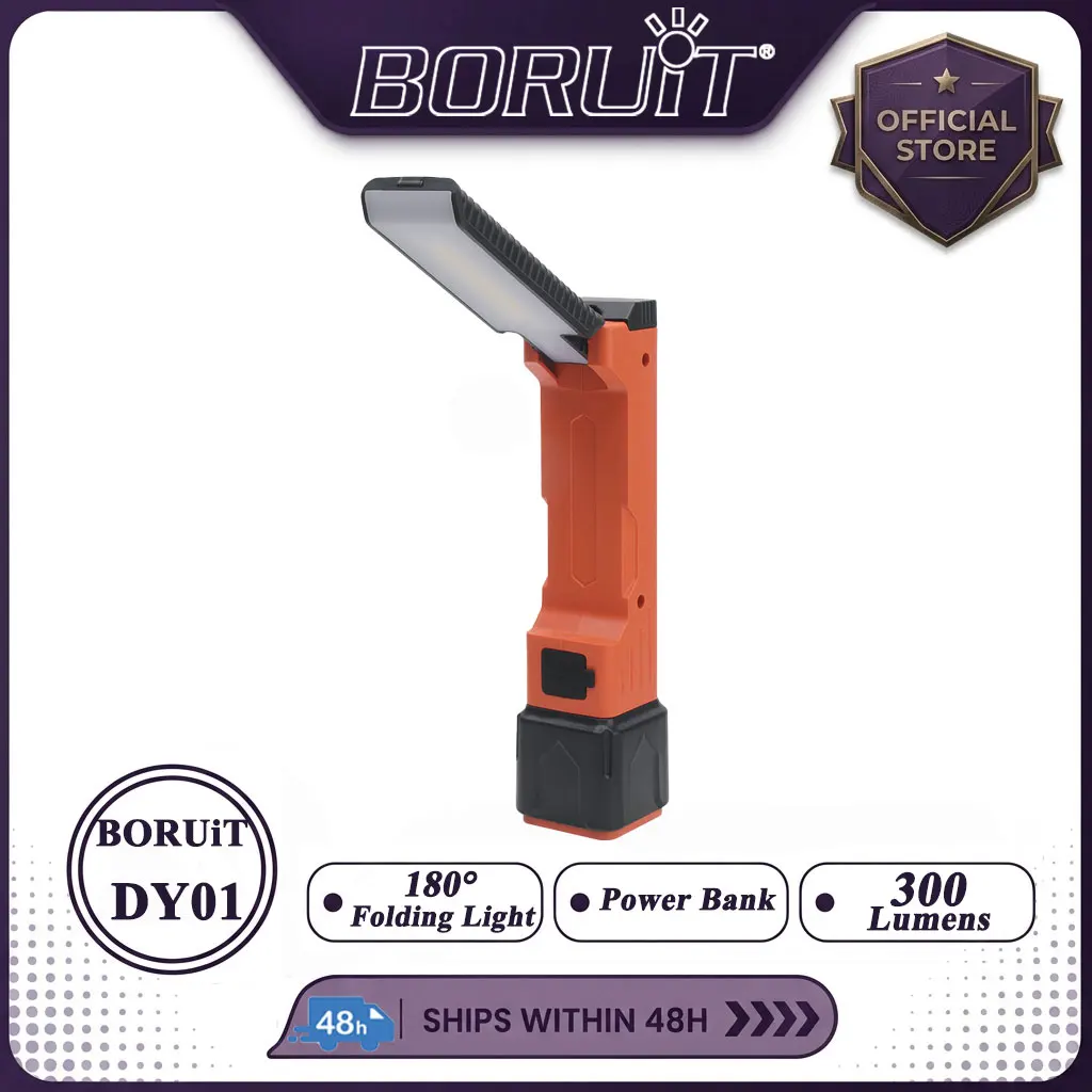 BORUiT BORUiT 300LM LED Work Light Zoom Flashlight Type-C Rechargeable Power Bank Torch Magnetic Repair Lamp Safety Hammer Lantern - Aliexpress Deal
