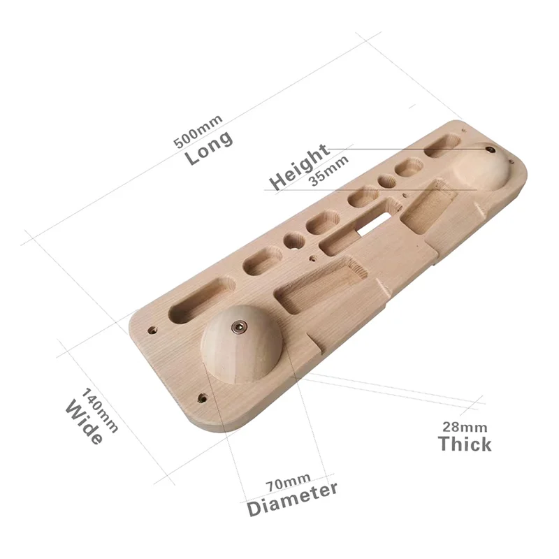 Wooden Training Board/Rock Climbing Fingerboard/Sports Fitness Trainer Rock Climbing Trainer Equipment Building