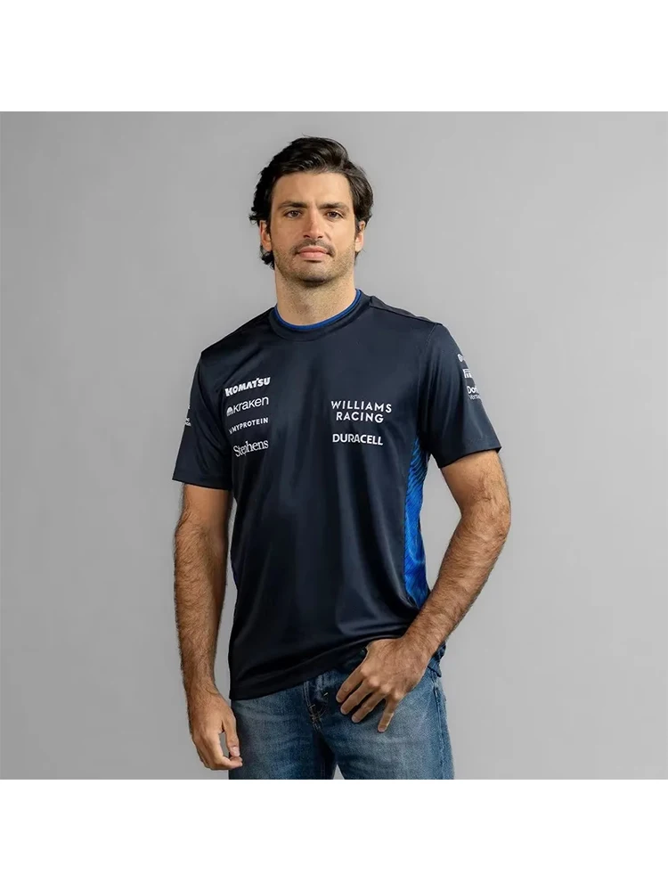 AliExpress NONE 2026 Williams Racing Albon Fans T-Shirt Outdoor Extreme Sports Cycling Short Sleeve Jersey Summer Daily Breathable Unisex Top