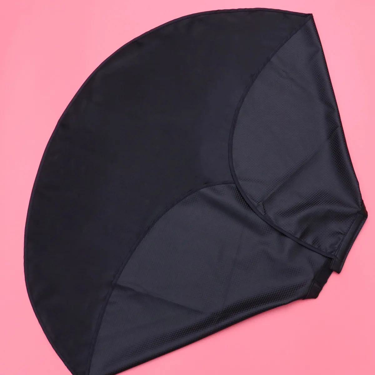 

1Pcs Hairdressing Cloth Black Short Apron Durable Lightweight Water Resistant Adjustable Neck Hair Perming Oil Treatment Cape