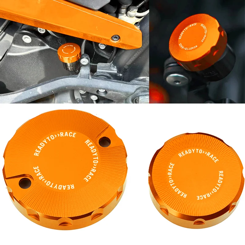 Motorcycle CNC Front Rear Brake Fluid Reservoir Cap For KTM Duke Super Adventure SAS R GT Evo 1390/1290/1190/1090/890/790/390