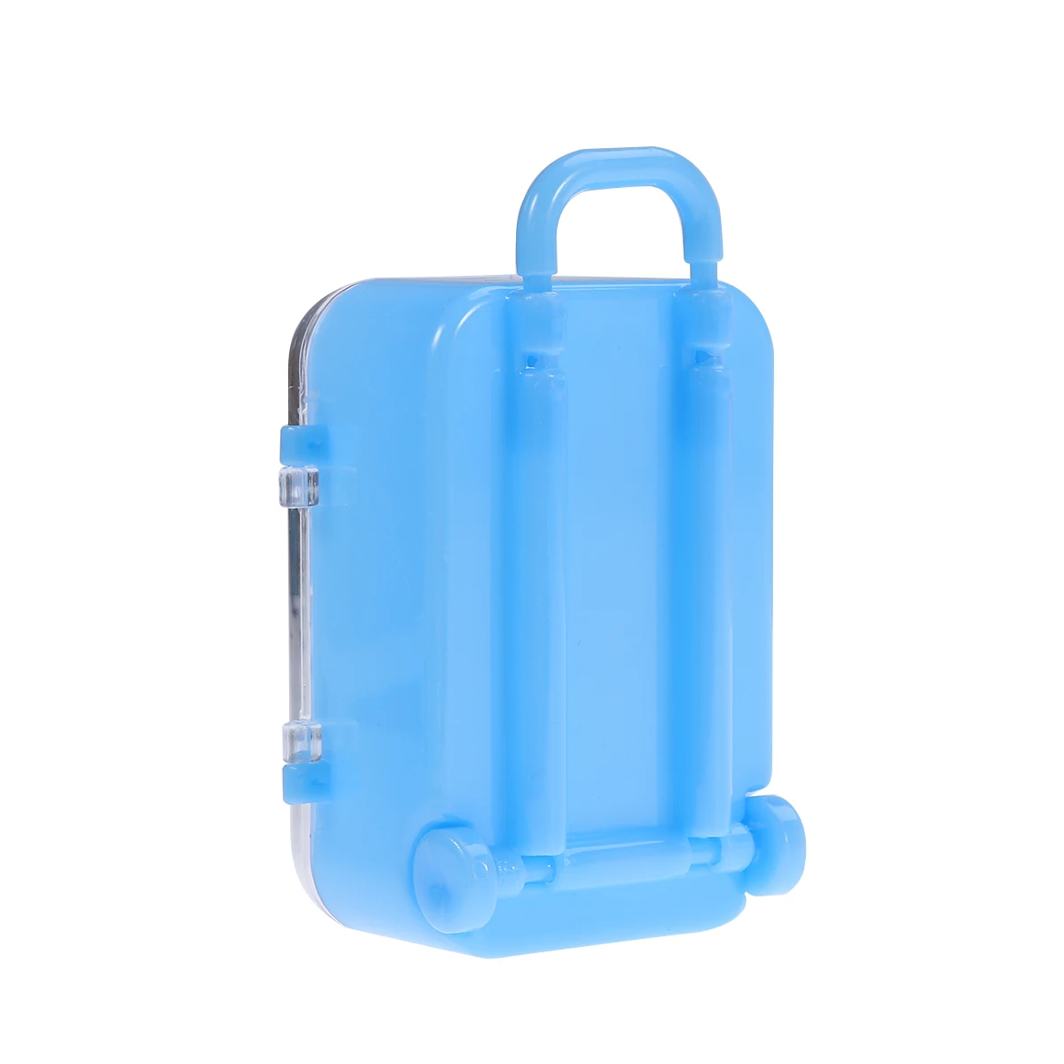 

12Pcs Plastic Candy Box Elegant Luggage Theme Treat Container for Party Favors Sweet Gifts Blue Wedding Candy Box