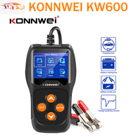 KONNWEI KW600 Car Battery Tester (KW600) on Cranking System Charging System Diagnostic 100-2000 CCA 12V Battery Tools