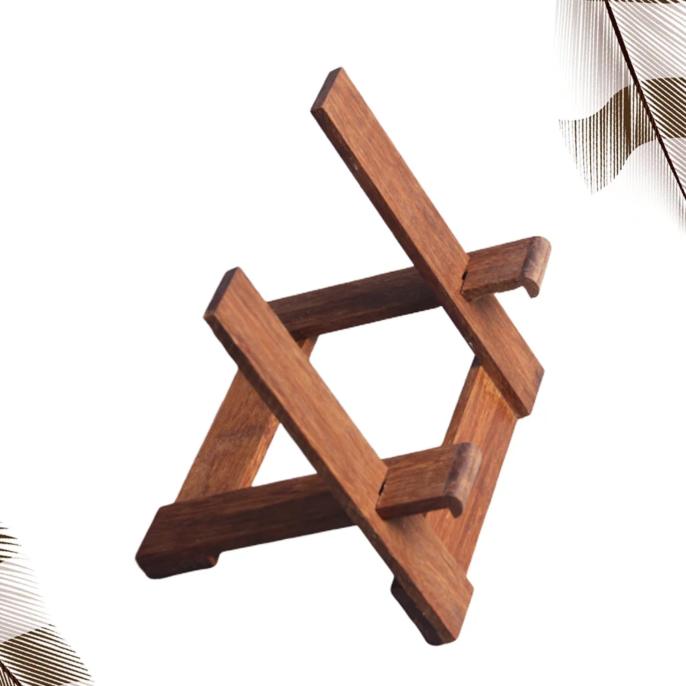 1 قطعة حامل عرض الشاي رف أنيق للوحات أطباق الكتب وديكور المنزل استخدام طويل الأمد حامل عرض الشاي #2