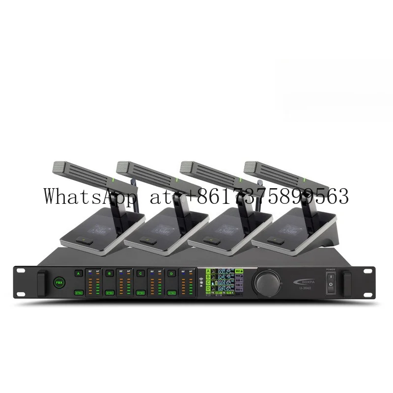 Multifunctional One To Four Conference Microphone Wired Desktop Meeting o System