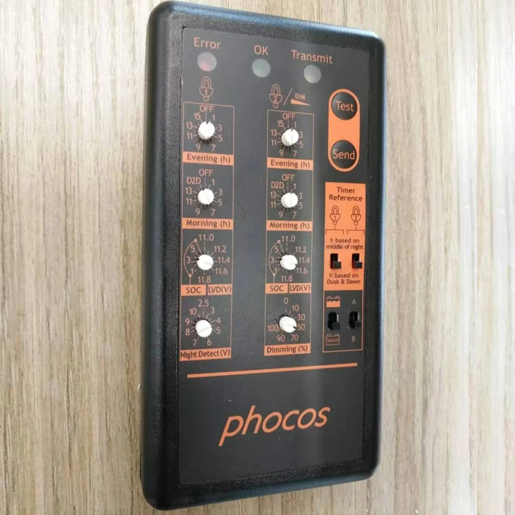 Phocos CIS CU infrared remote street light solar charge controller