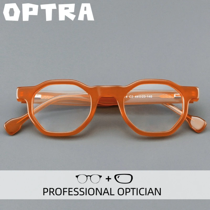 

Очки для коррекции зрения OPTRA, круглые, мужские, высококачественные, с защитой от синего света, с возможностью индивидуальной коррекции по рецепту, оптические очки