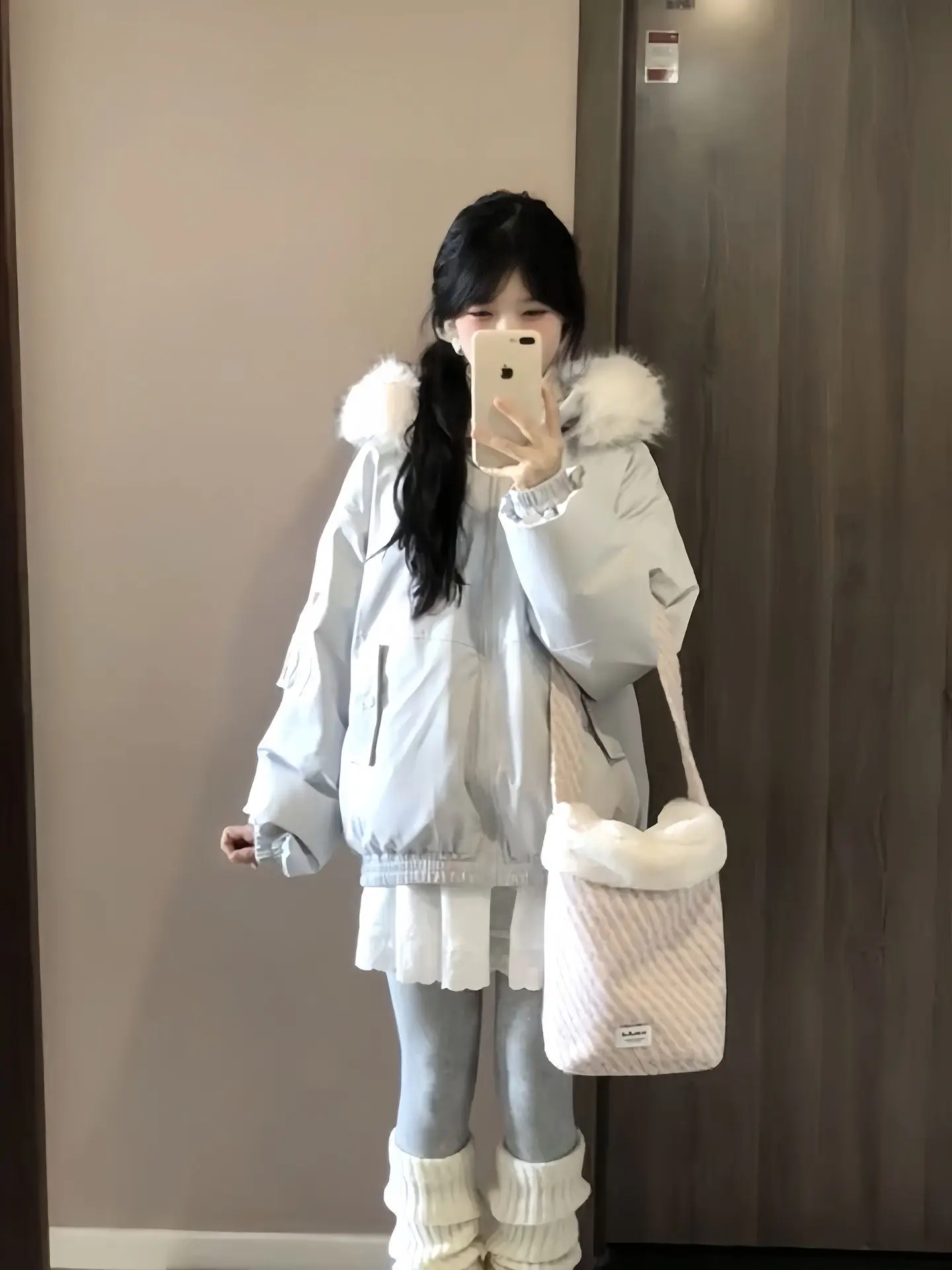 

Зимняя женская парка в стиле Харадзюку для подростков, с панелями, водонепроницаемая, на молнии, с отложным воротником, на шнуровке, утепленная, в европейском стиле