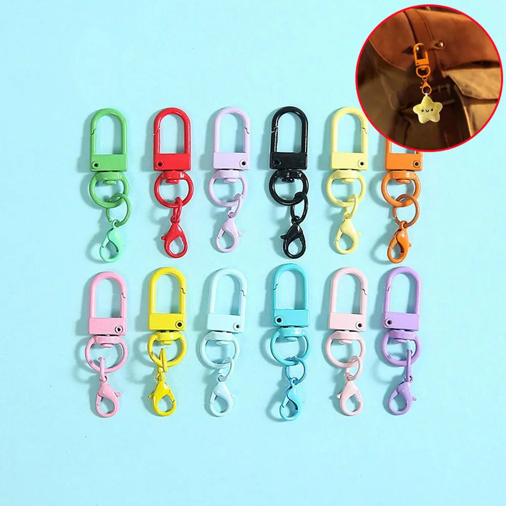 5/10/20 piezas llavero con gancho de hebilla de langosta multicolor, accesorios para hacer joyas DIY, Navidad, Día de San Valentín, regalos de Acción de Gracias
