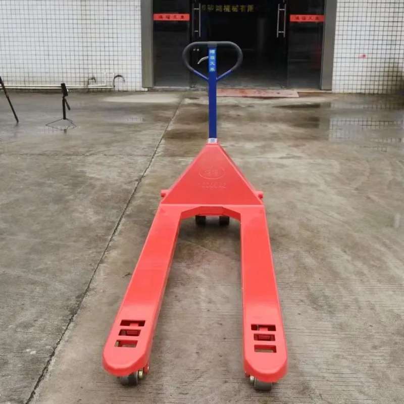 YJQ forklift hand push hydraulic pallet forklift 5 tons hand pull 3 tons manual truck