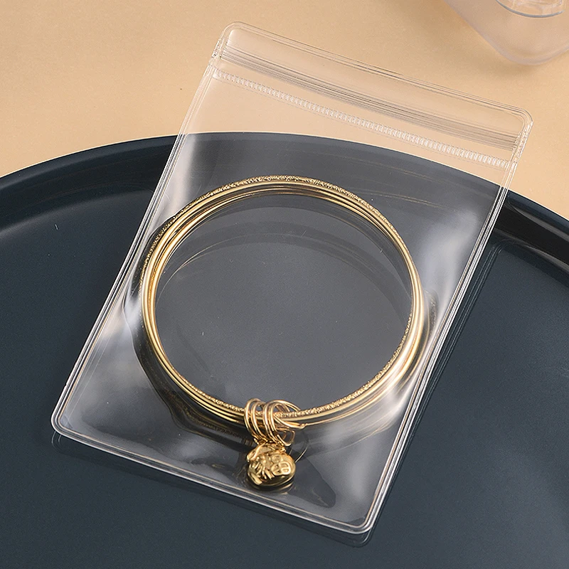

40opcs Transparent Self Sealing Bag with Thickened Jewelry, Stationery, Jade, Gold Ware, Earrings, Jewelry Storage, Sealing Bag