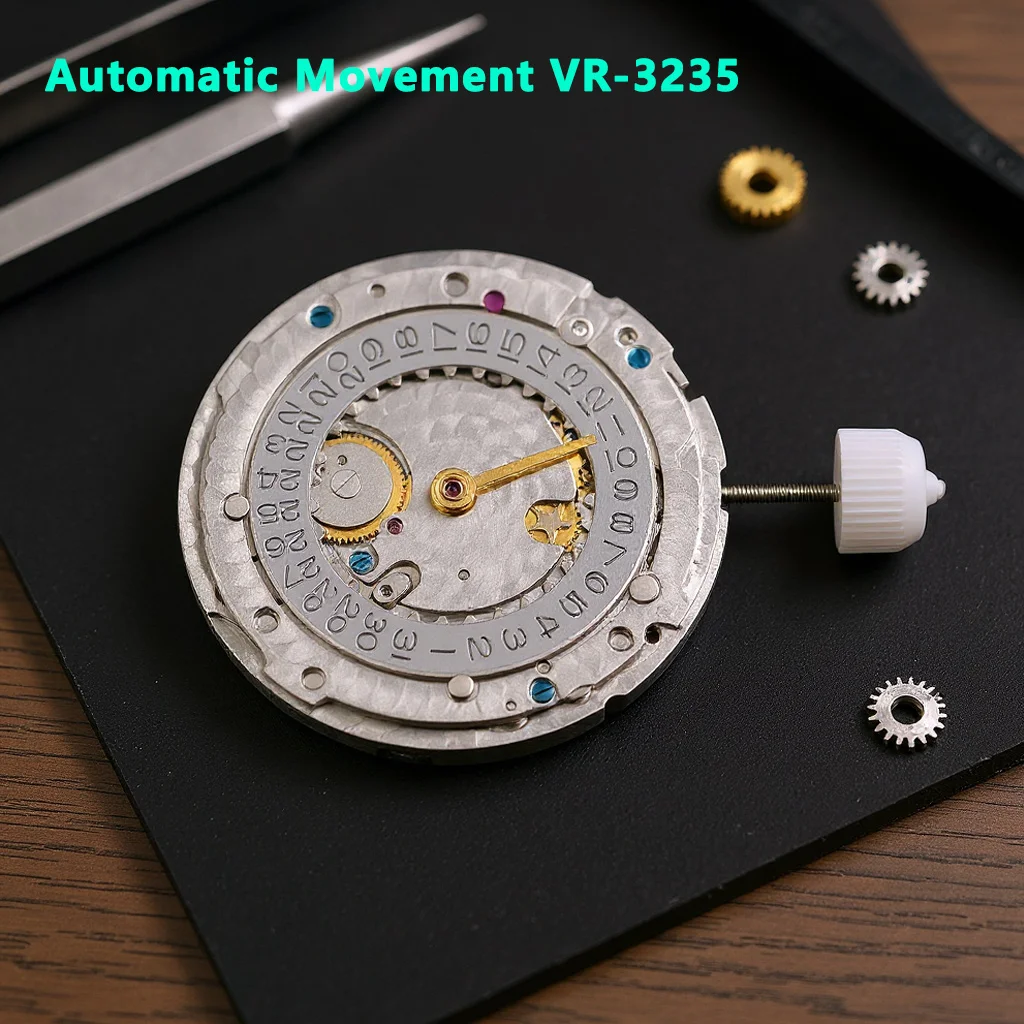 Mesin Mekanik Otomatis 3235 Pabrik Shanghai Cakram Kecil Cocok untuk Seri Sub Versi Teratas VR-3235 Suku Cadang Modifikasi Bersih