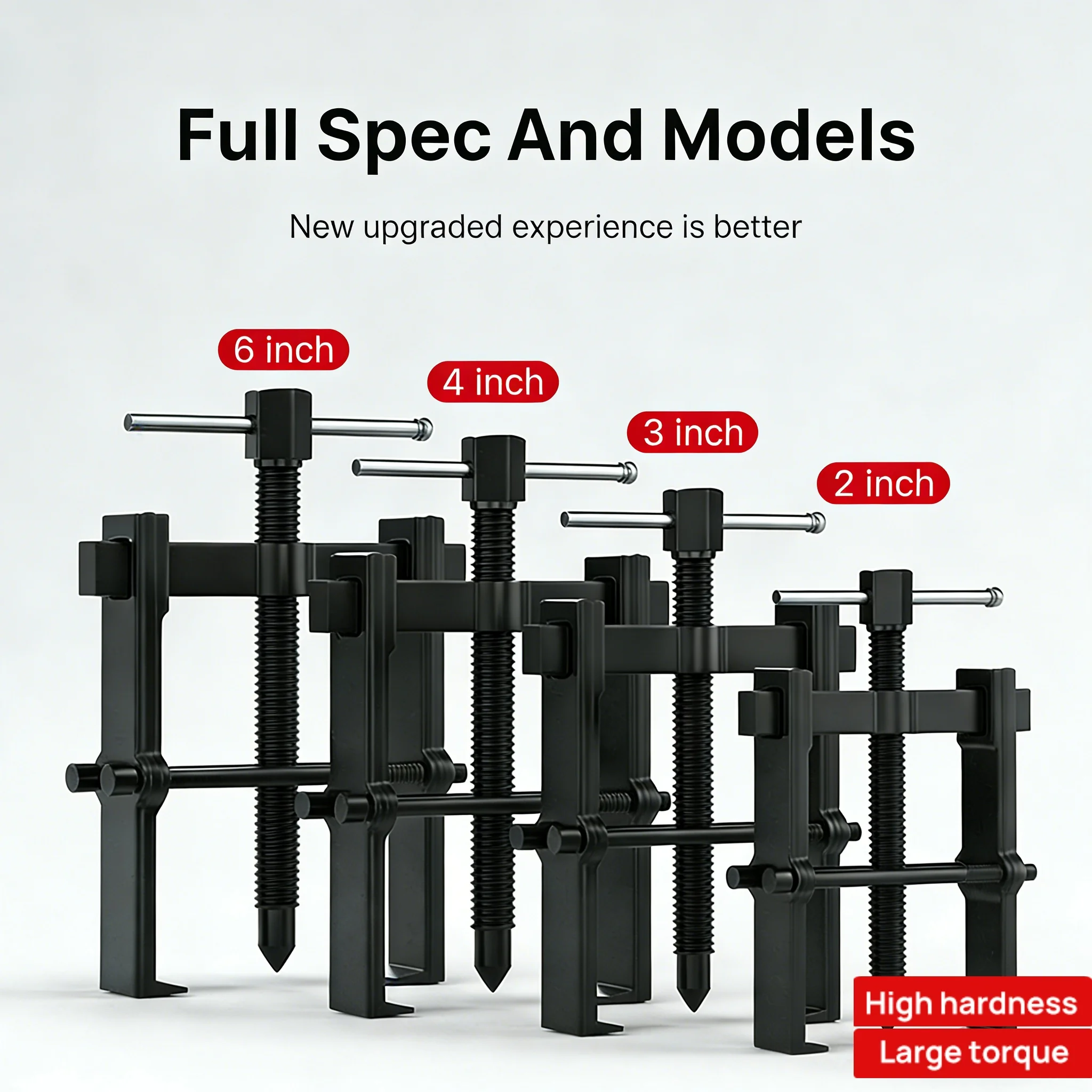

2/3/4/6inch 2 Jaw Car Inner Bearing Puller Extractor Labor-saving Bearing Gear Puller Remover Hand Tool Carbon Steel Hand Repair