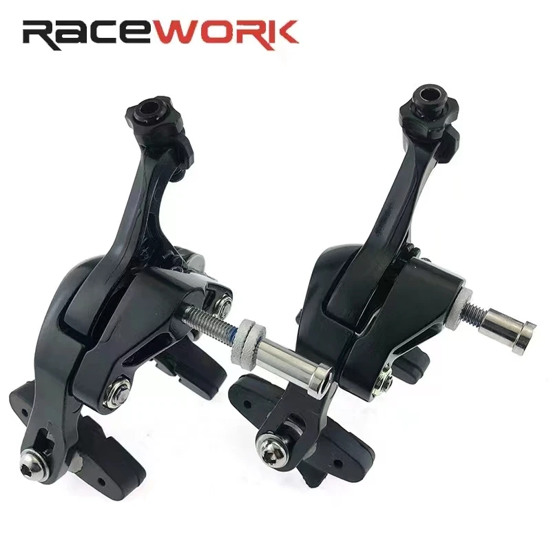 RACEWORK 700C Road Bike Brake Racing Dual Pivot Calipers Aluminum Side Pull Caliper Bicycle Front Rear With Gravel Brake PadsBic