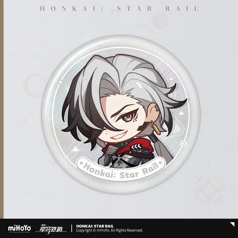 Sunsyea Honkai Star Rail Officiële Merchandise miHoYo Originele Authentieke Naamloze Medaille Serie Badge Aventurine Boothill Sunday Phainon